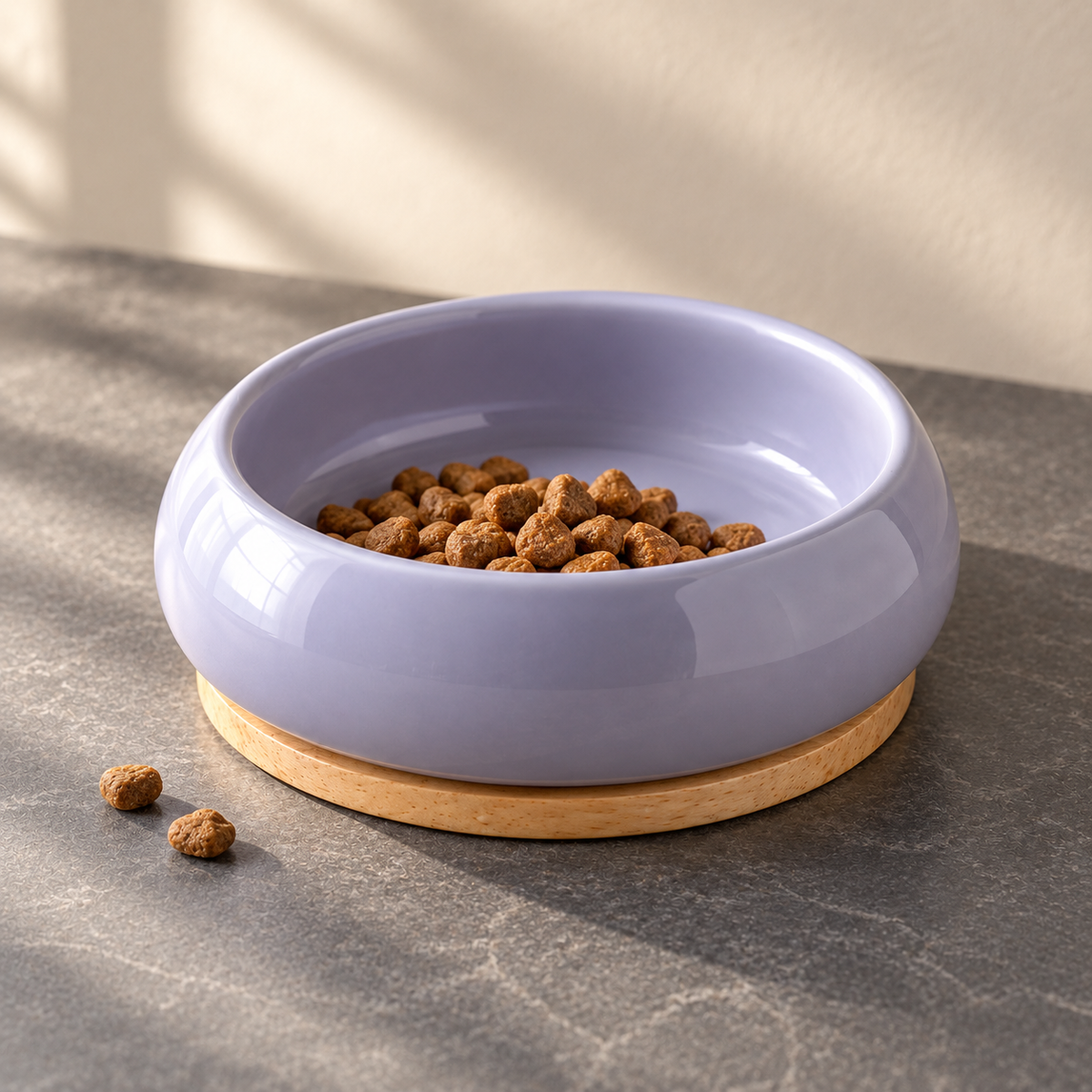 Rolled Bowl with Stand
